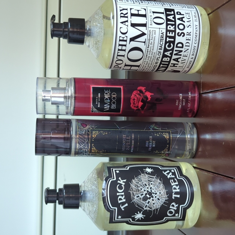 Bath & Body Works Midnight Spell Vampire Blood Duo AND both Soaps